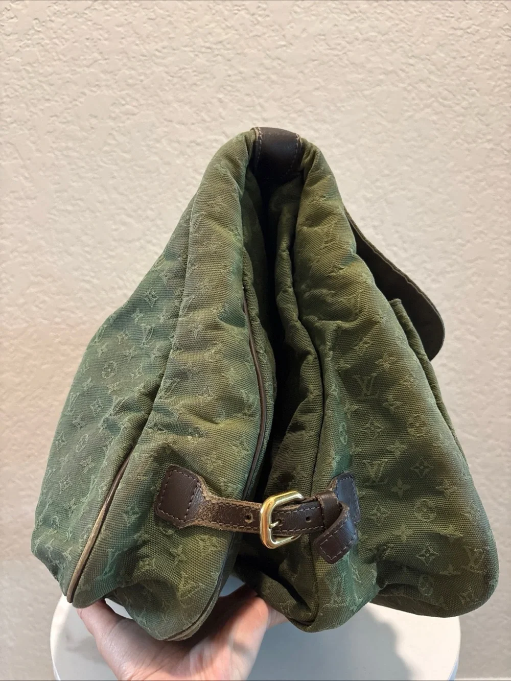 Louis Vuitton Monogram Mini Lin Saumur XL Canvas Messenger Bag